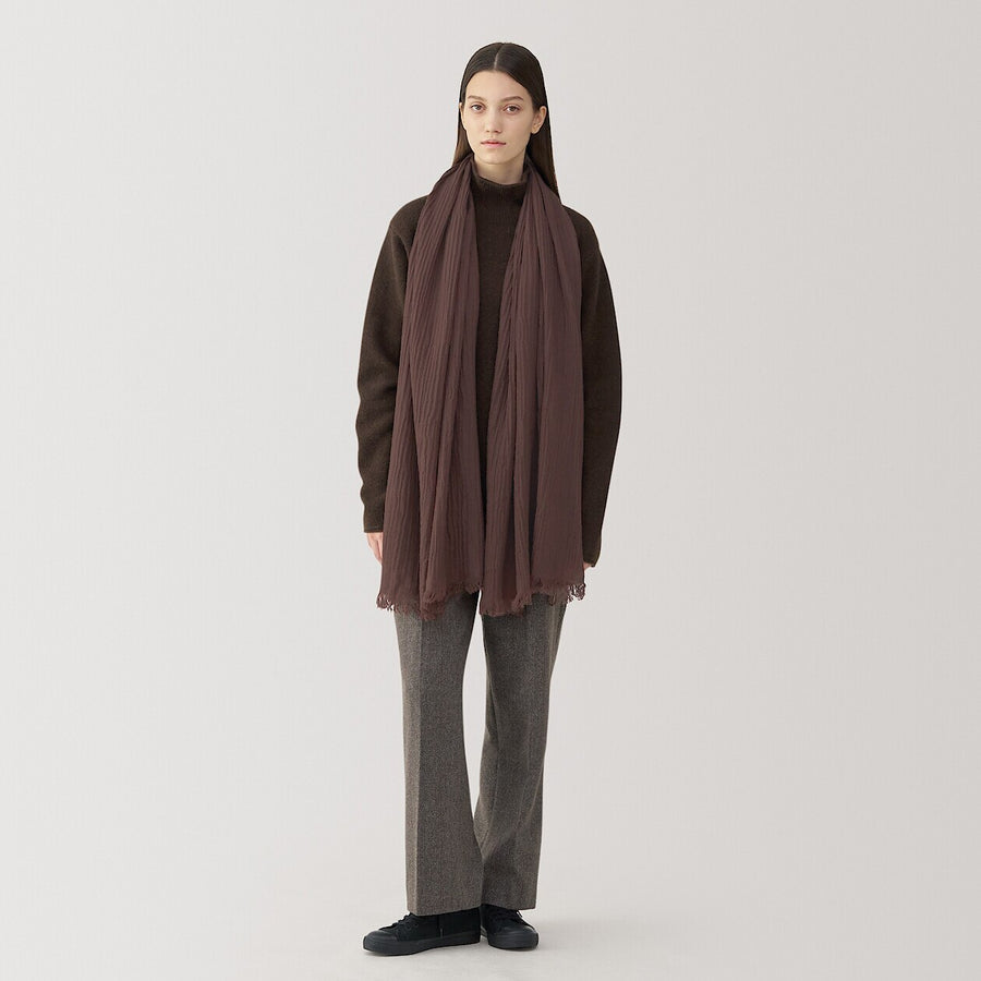 Wool stole Off White 