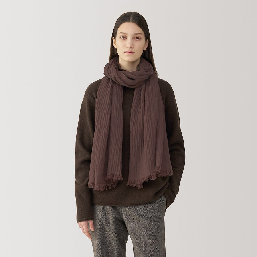 Wool stole Off White 