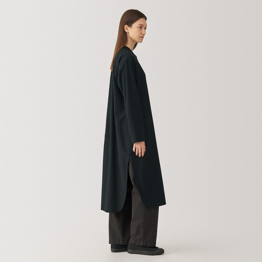 W's brushed cotton twill twill shirt dress WhiteS