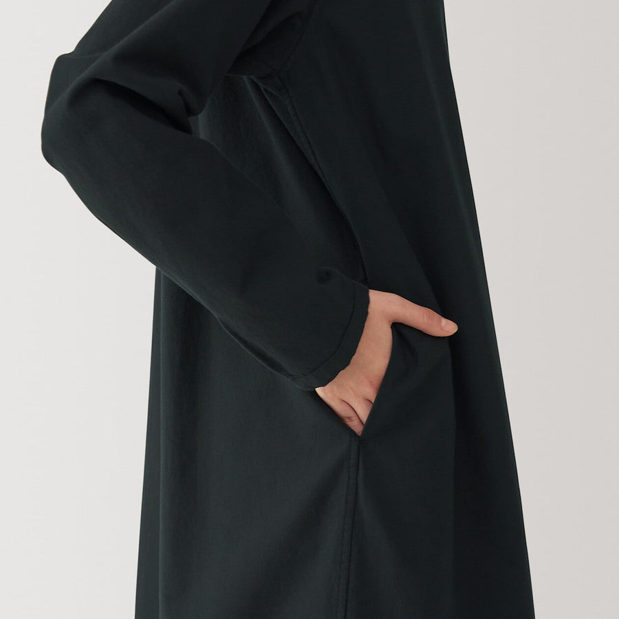 W's brushed cotton twill twill shirt dress WhiteS