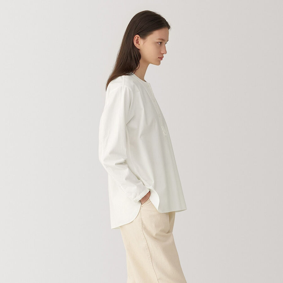 Women's silk blended blouse WhiteS