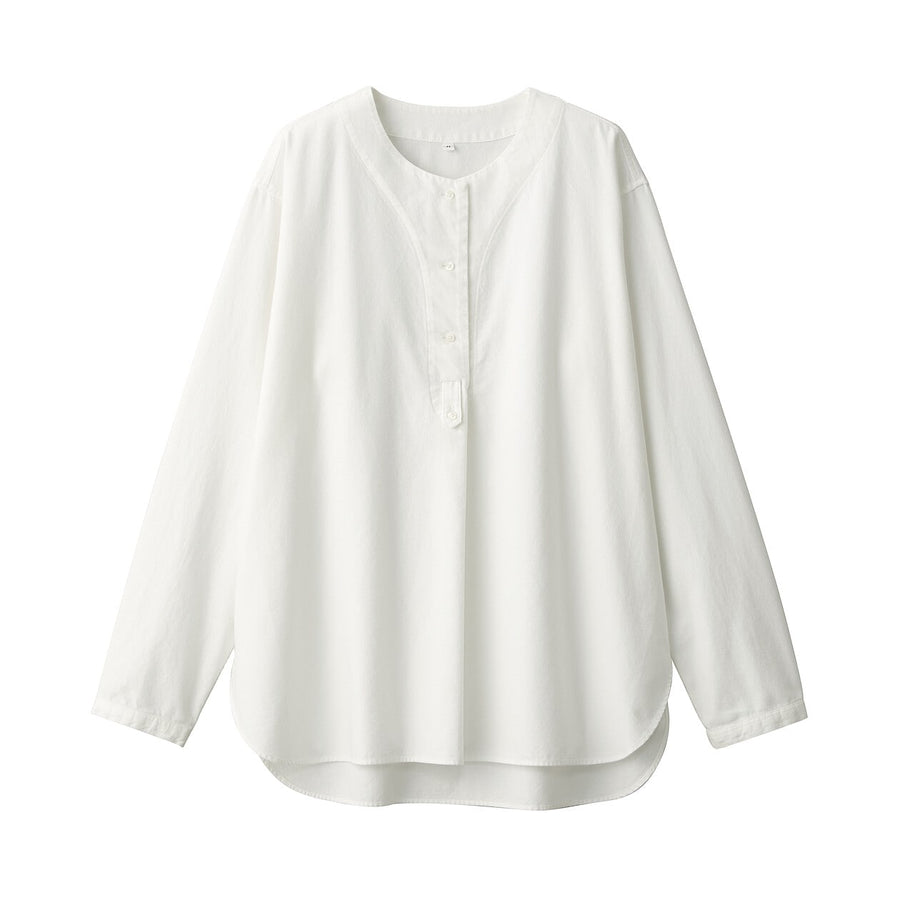 Women's silk blended blouse WhiteS