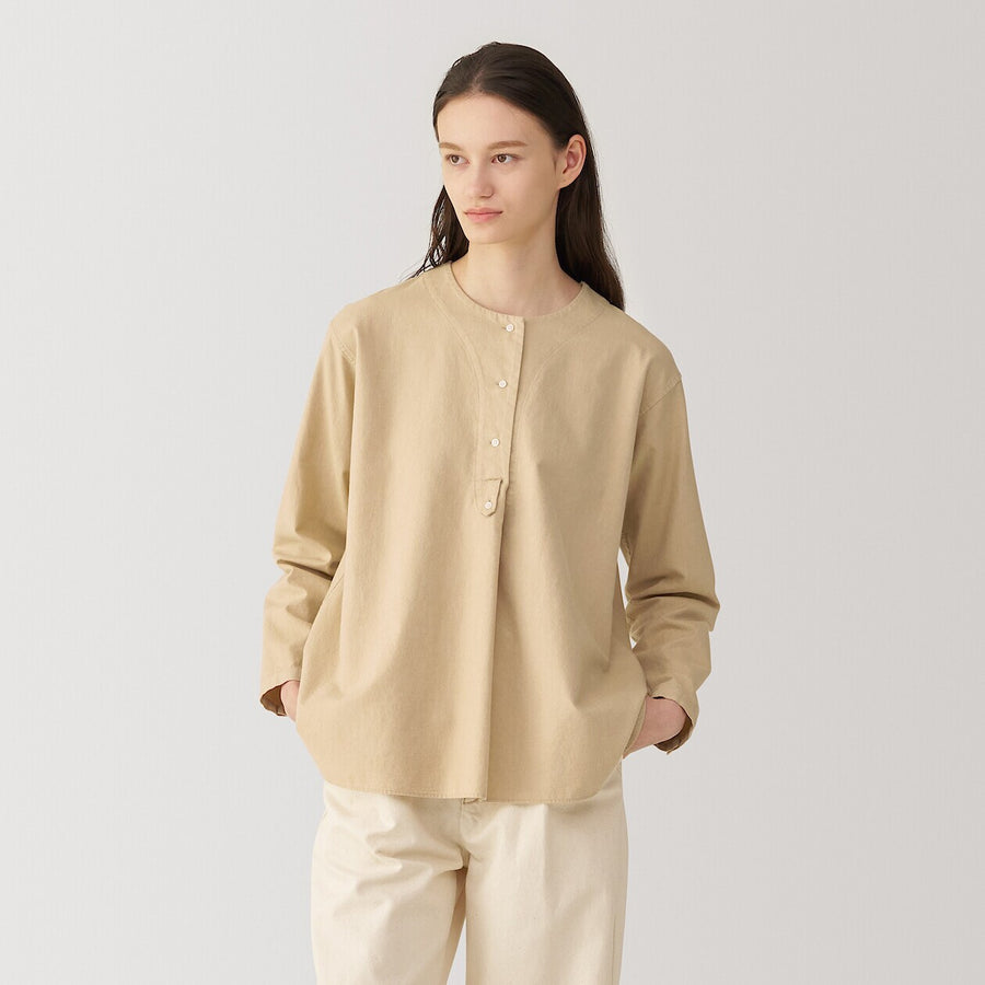 Women's silk blended blouse WhiteS
