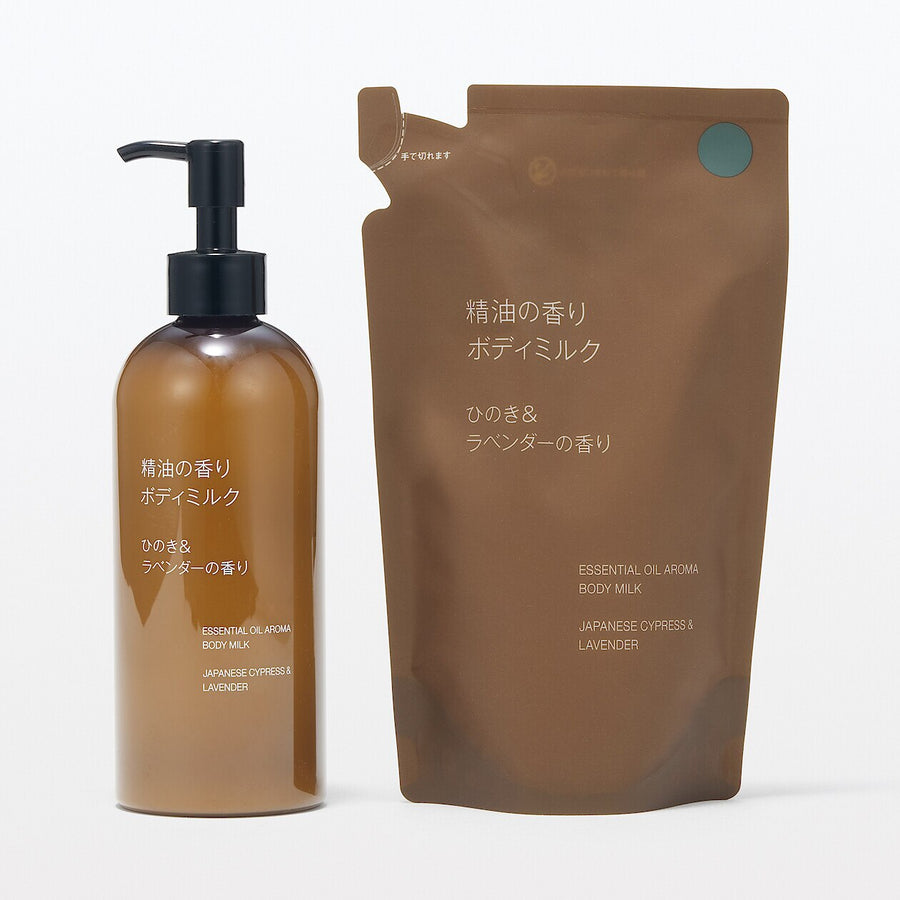 Buy MUJI Essential Oil Aroma Body Milk - Japanese Cypress & Lavender ...