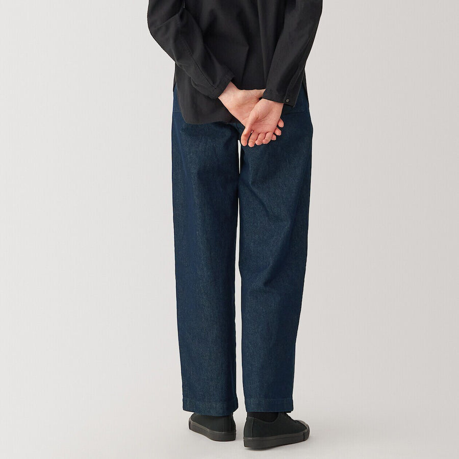 Women's washiblended denim pants Dark Navy23inch