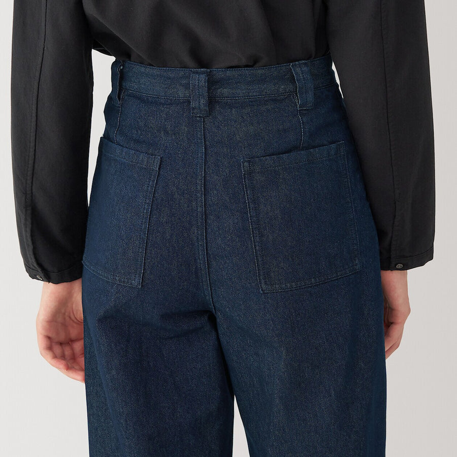 Women's washiblended denim pants Dark Navy23inch