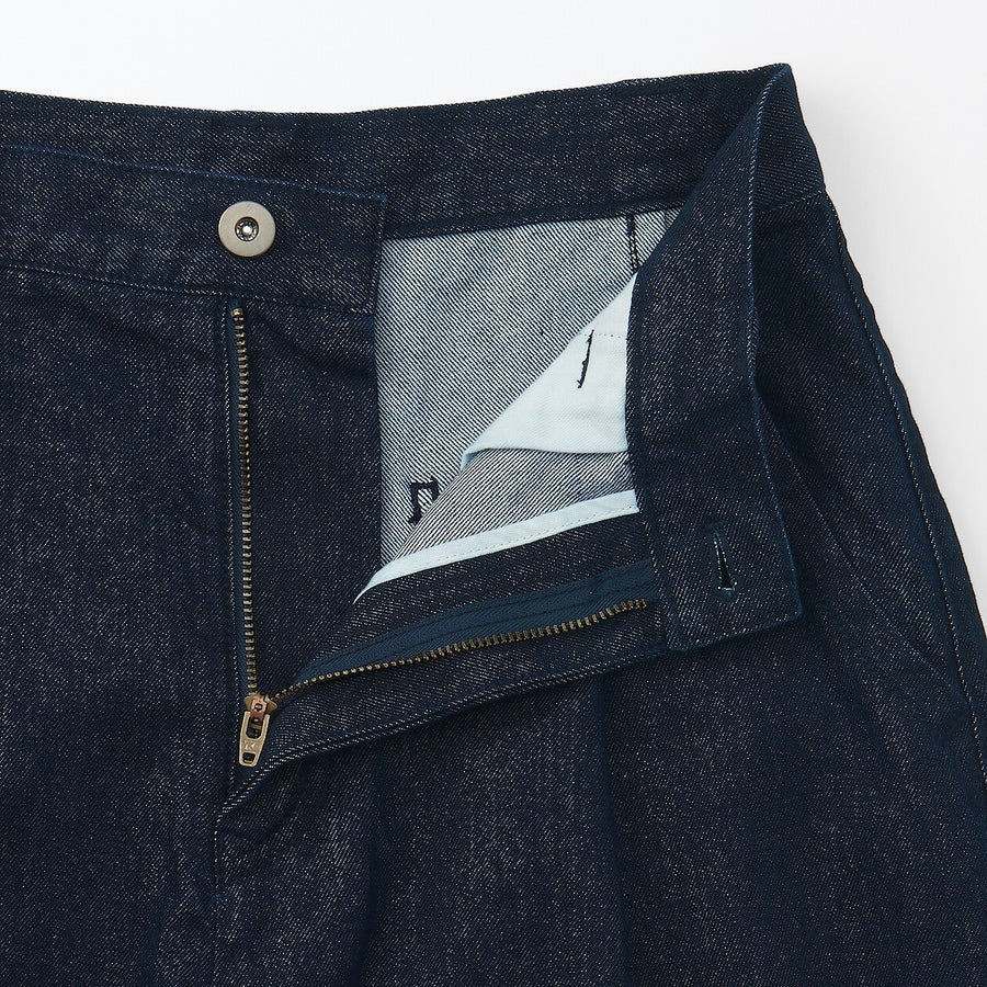 Women's washiblended denim pants Dark Navy23inch
