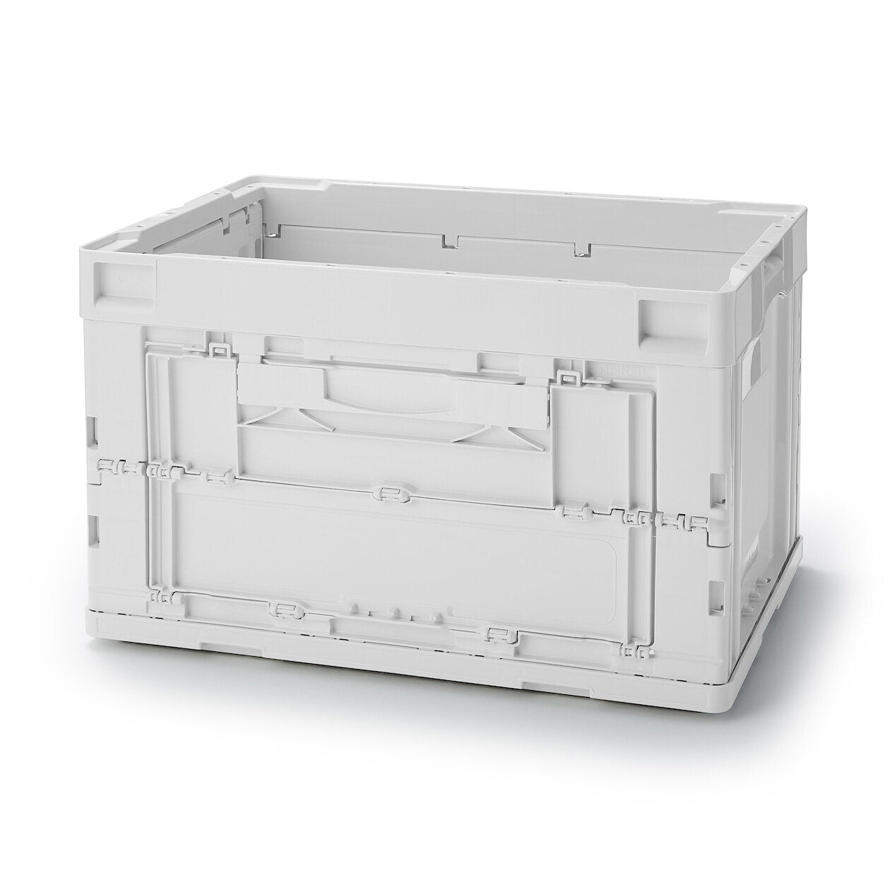 Buy MUJI Polypropylene Folding Storage Container with Window - White ...