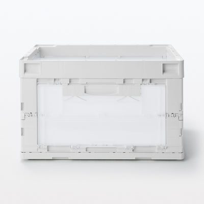 Polypropylene Folding Storage Container with Window - 50L