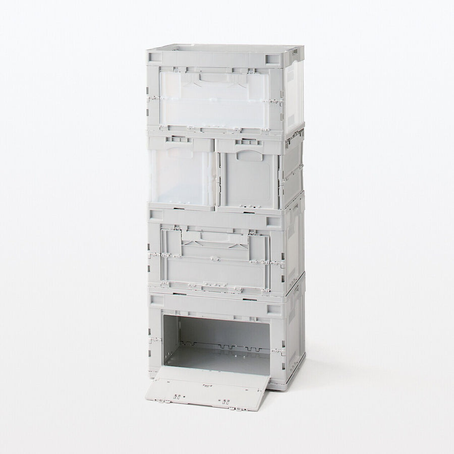Buy MUJI Polypropylene Folding Storage Container with Window - 50L