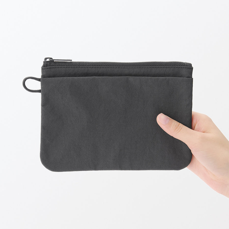 Wrinkled nylon Flat pouch