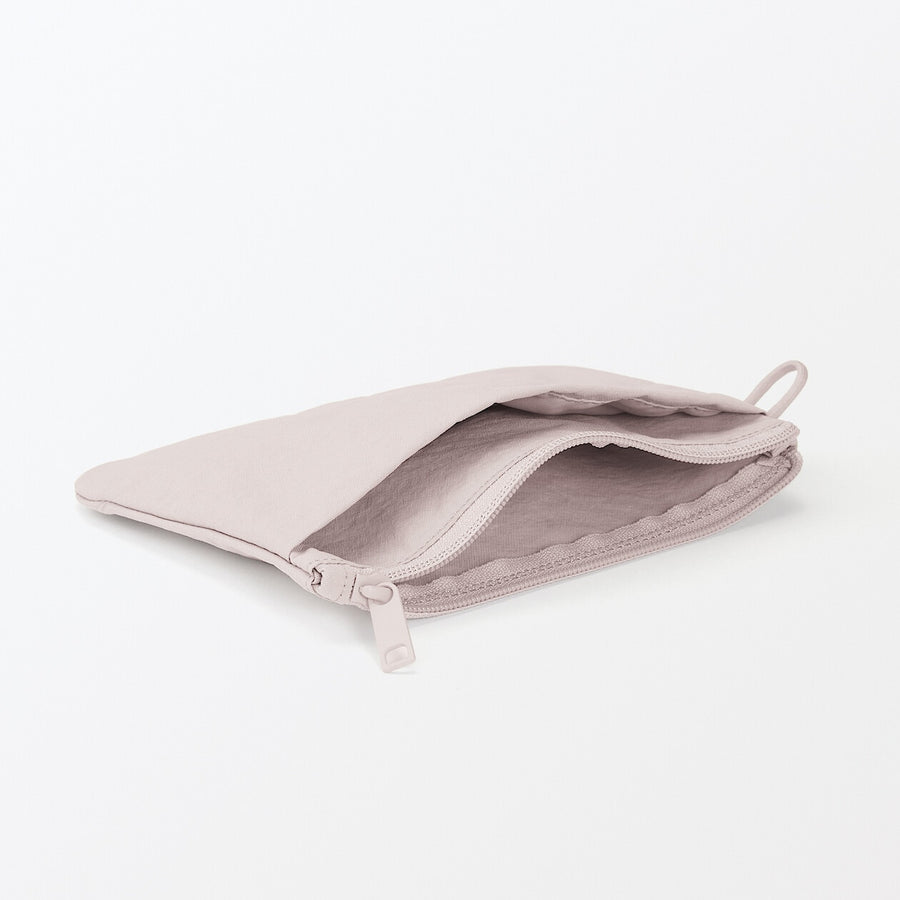 Wrinkled nylon Flat pouch