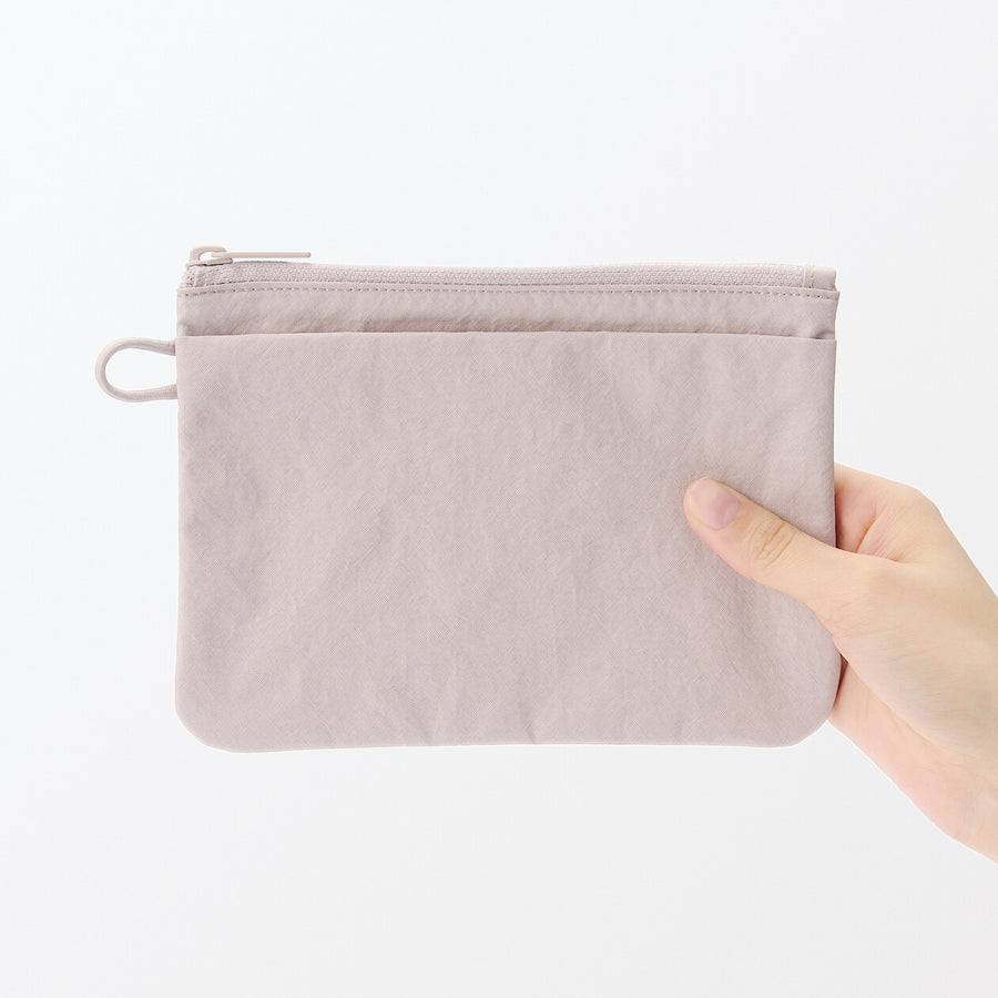 Wrinkled nylon Flat pouch