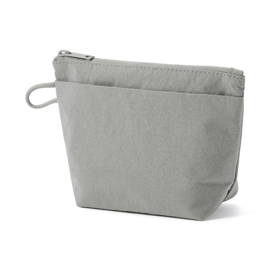 Wrinkled nylon Gusset pouch
