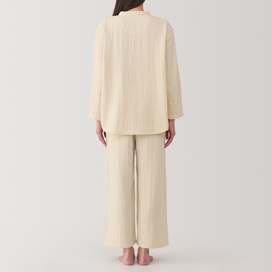 W's Cheezecloth gauze L/S pajamas IvoryXS