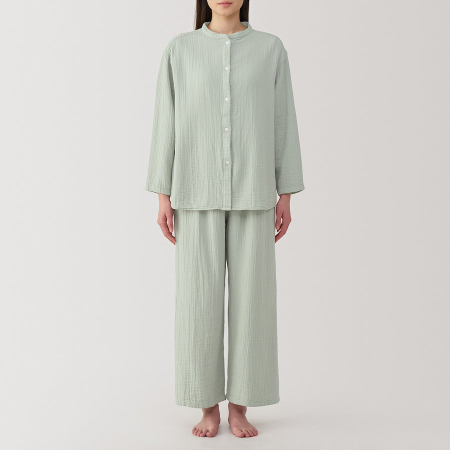 W's Cheezecloth gauze L/S pajamas IvoryXS