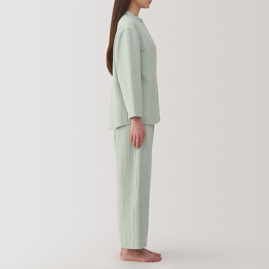 W's Cheezecloth gauze L/S pajamas IvoryXS
