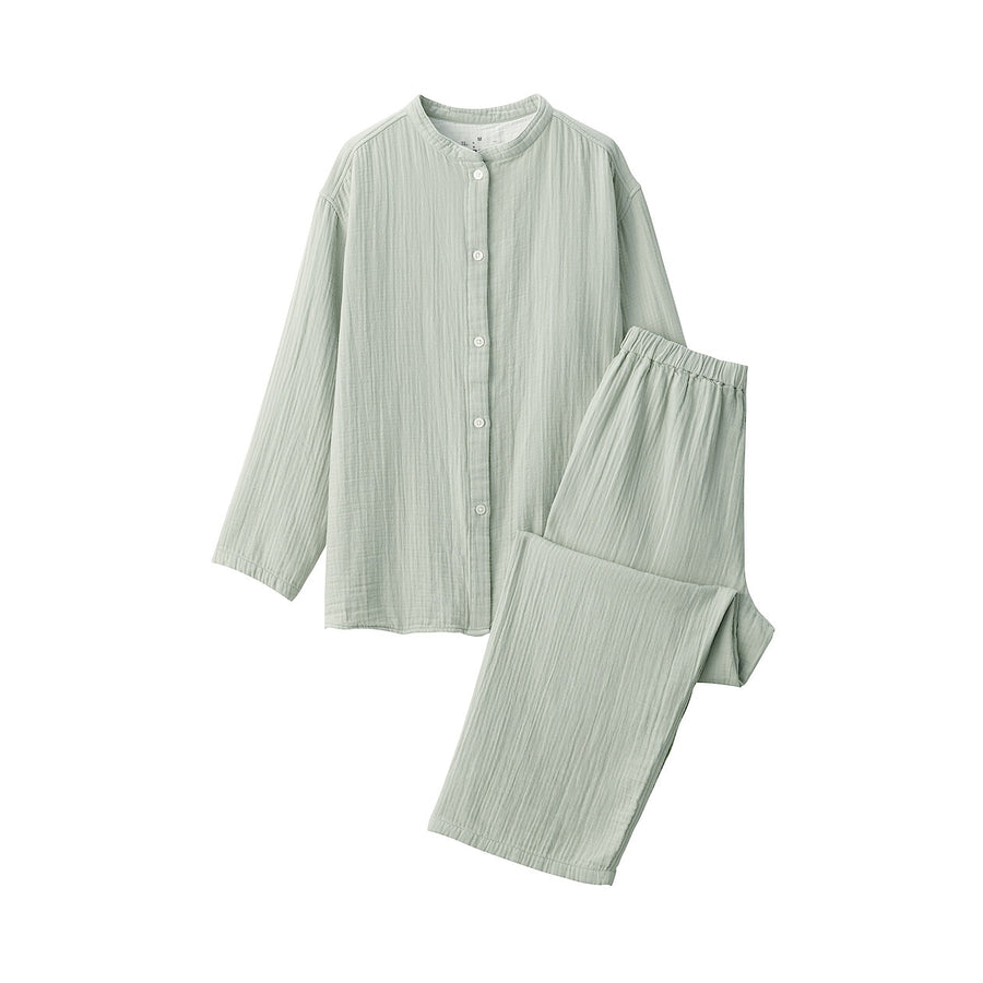 W's Cheezecloth gauze L/S pajamas IvoryXS
