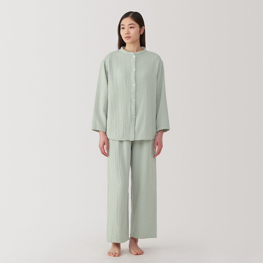 W's Cheezecloth gauze L/S pajamas IvoryXS