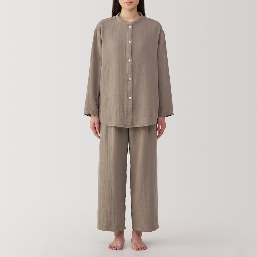 W's Cheezecloth gauze L/S pajamas IvoryXS