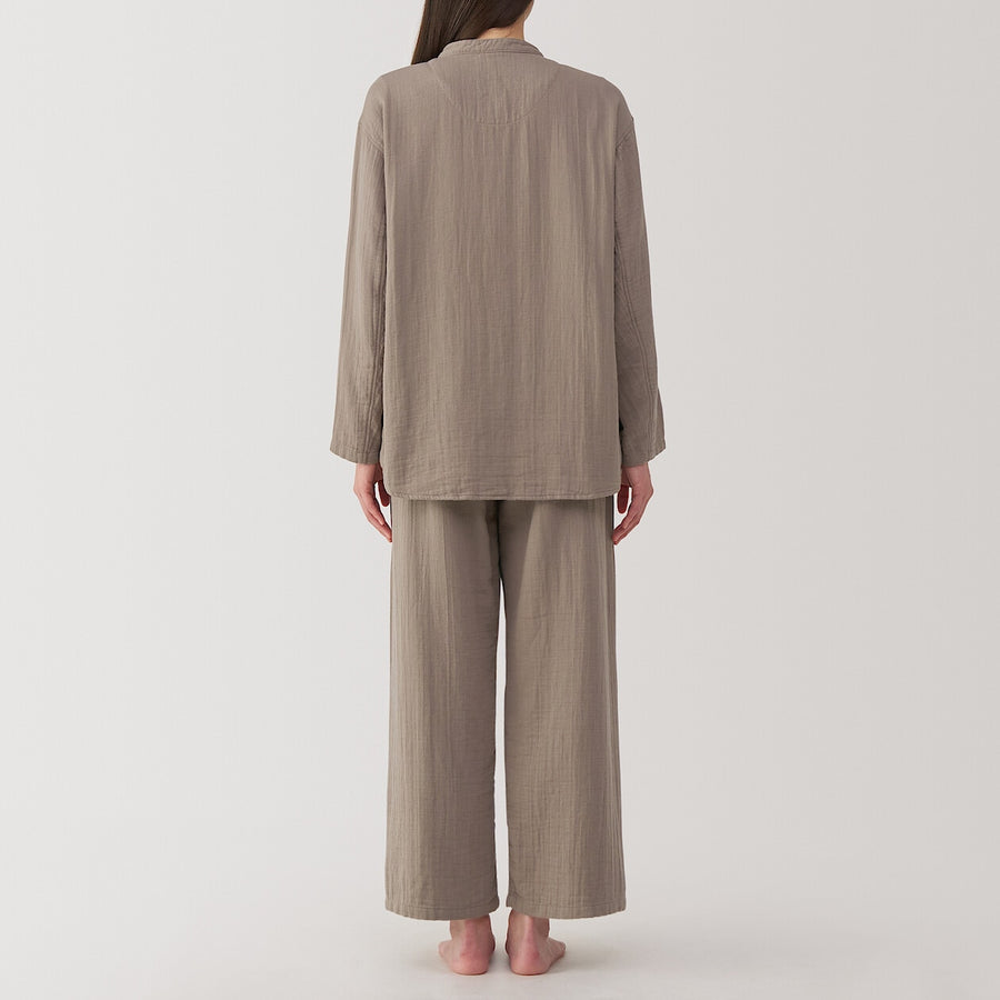 W's Cheezecloth gauze L/S pajamas IvoryXS
