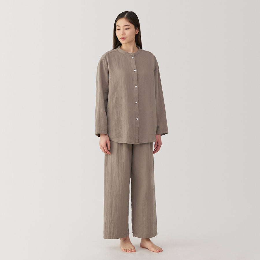W's Cheezecloth gauze L/S pajamas IvoryXS