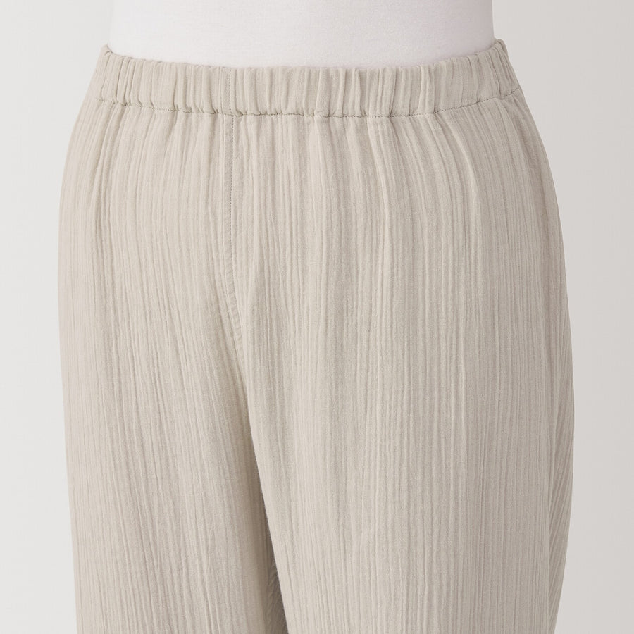 Side Seamless Crepe Gauze Half Sleeve Pyjamas