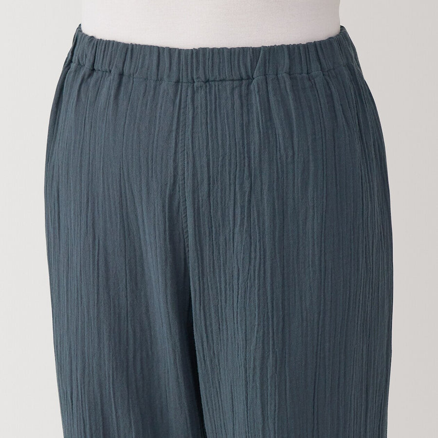 Side Seamless Crepe Gauze Half Sleeve Pyjamas