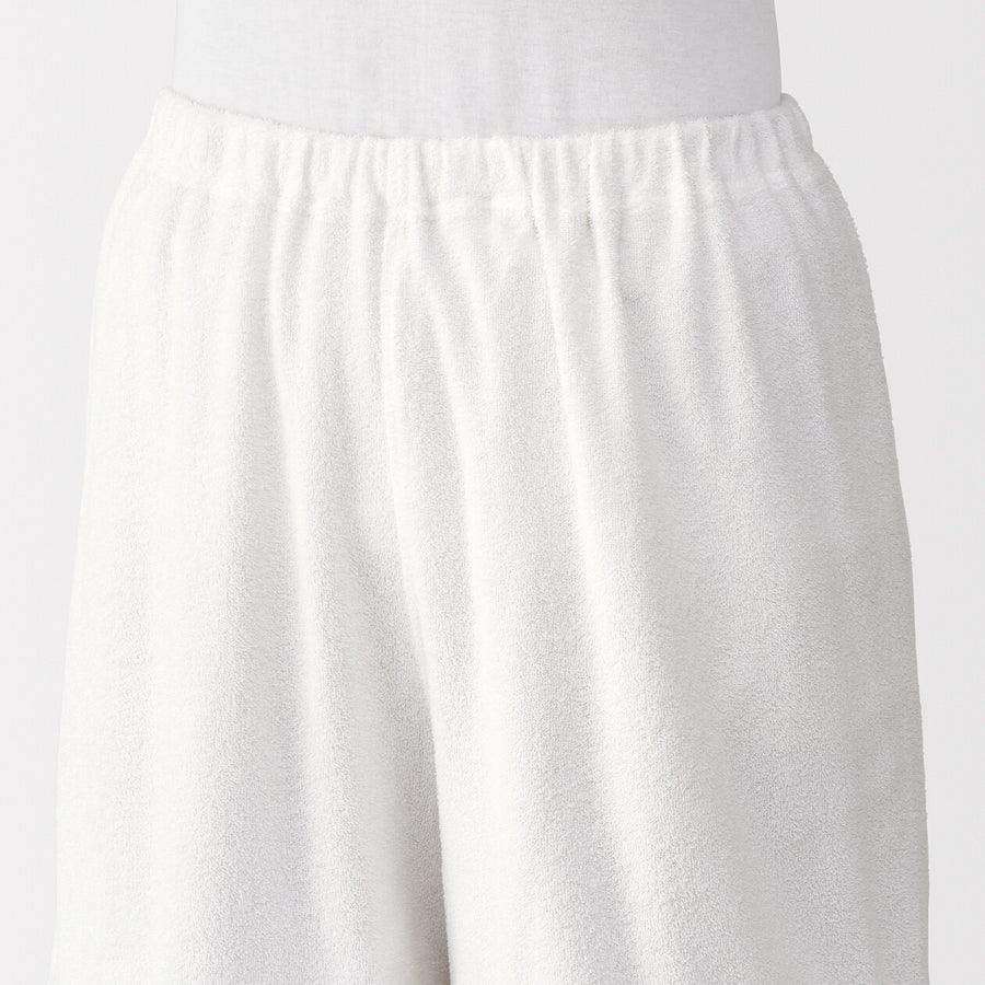 W's Side seamless wearable pile towel S/S pajamasOff WhiteXS