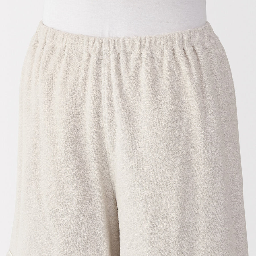 W's Side seamless wearable pile towel S/S pajamasOff WhiteXS