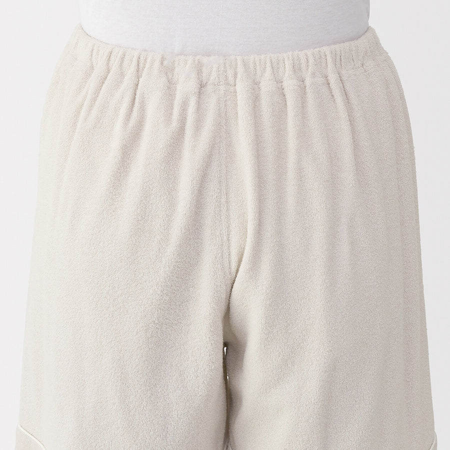 W's Side seamless wearable pile towel S/S pajamasOff WhiteXS