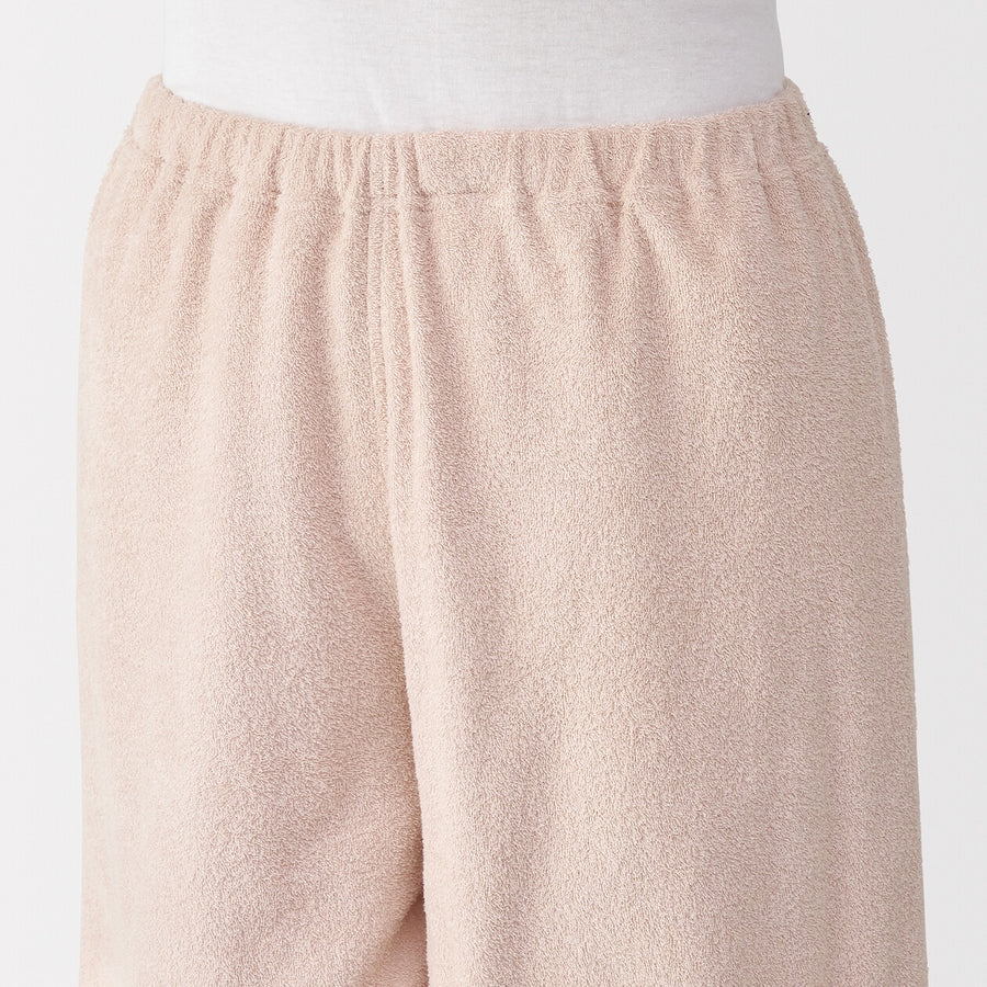 W's Side seamless wearable pile towel S/S pajamasOff WhiteXS