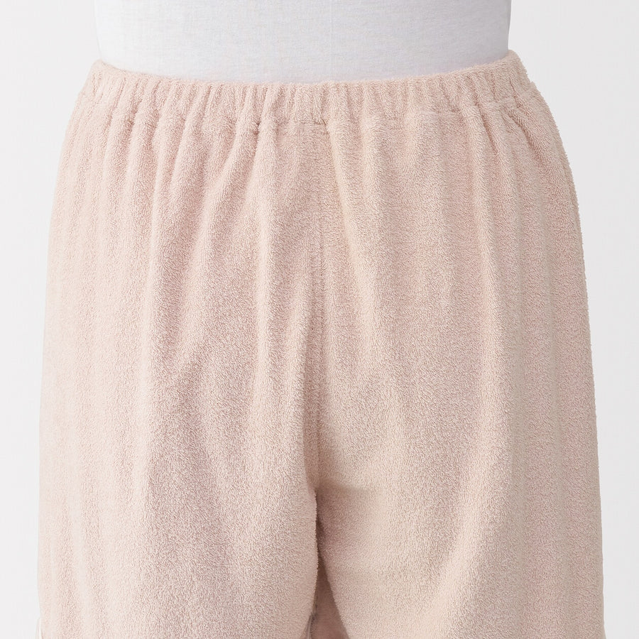 W's Side seamless wearable pile towel S/S pajamasOff WhiteXS