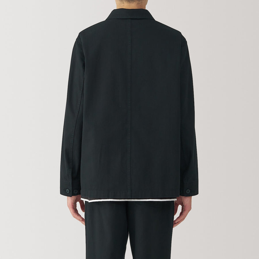 M's Kapok blend herringbone coverall BlackXS