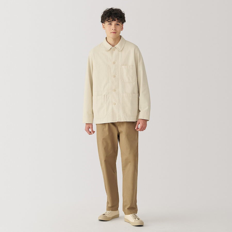 M's Kapok blend herringbone coverall BlackXS