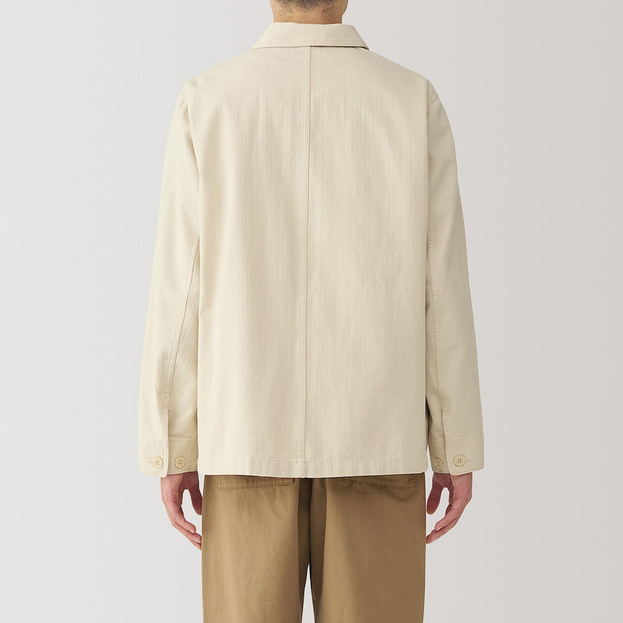 M's Kapok blend herringbone coverall BlackXS
