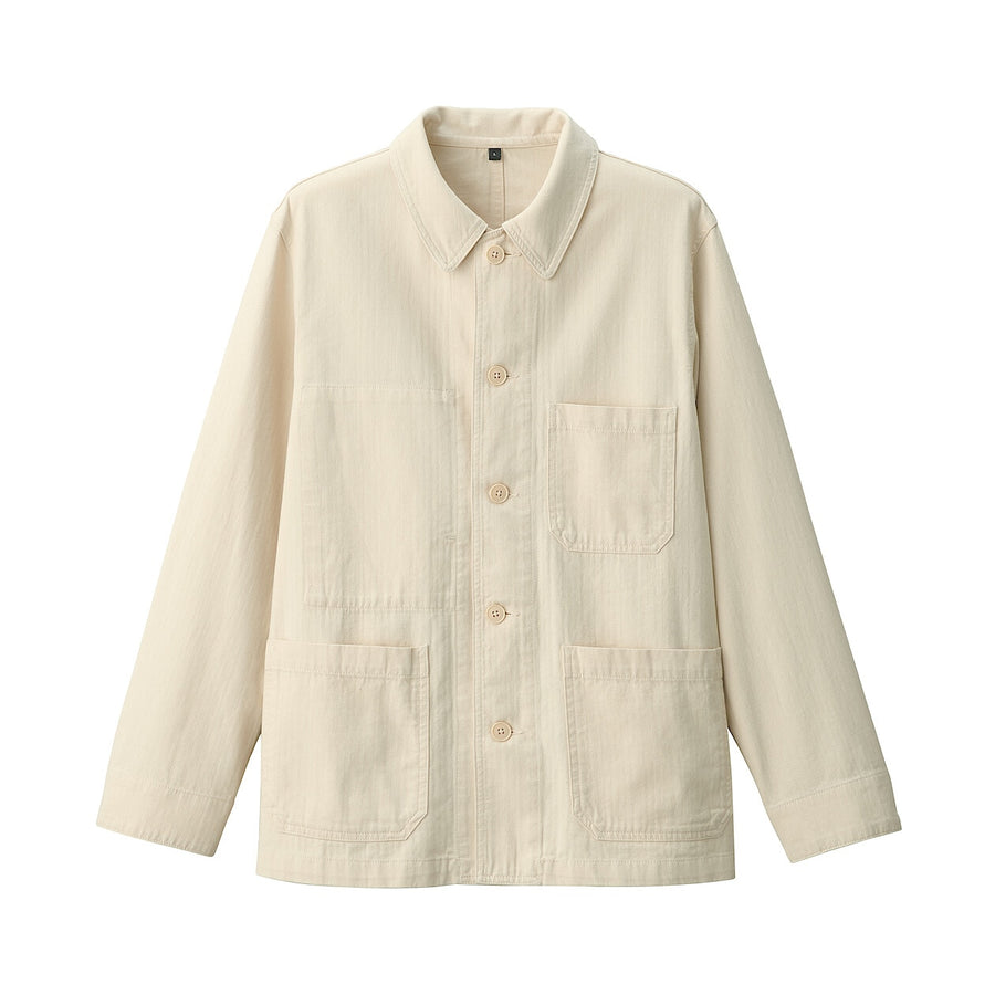 M's Kapok blend herringbone coverall BlackXS