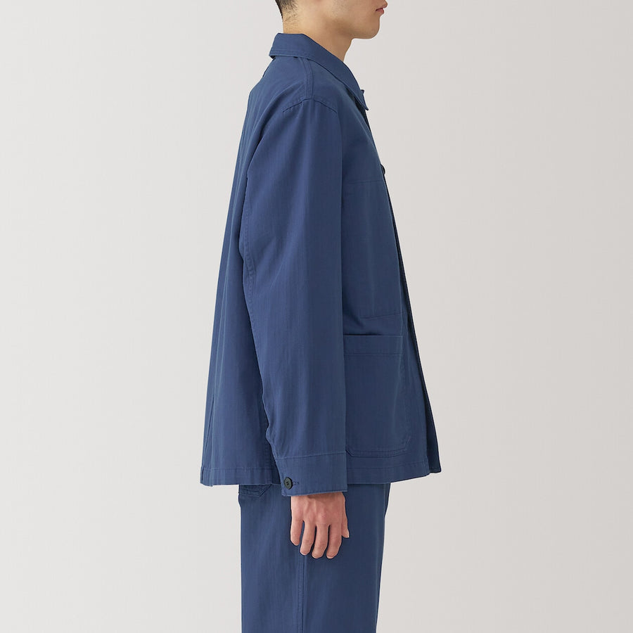 M's Kapok blend herringbone coverall BlackXS