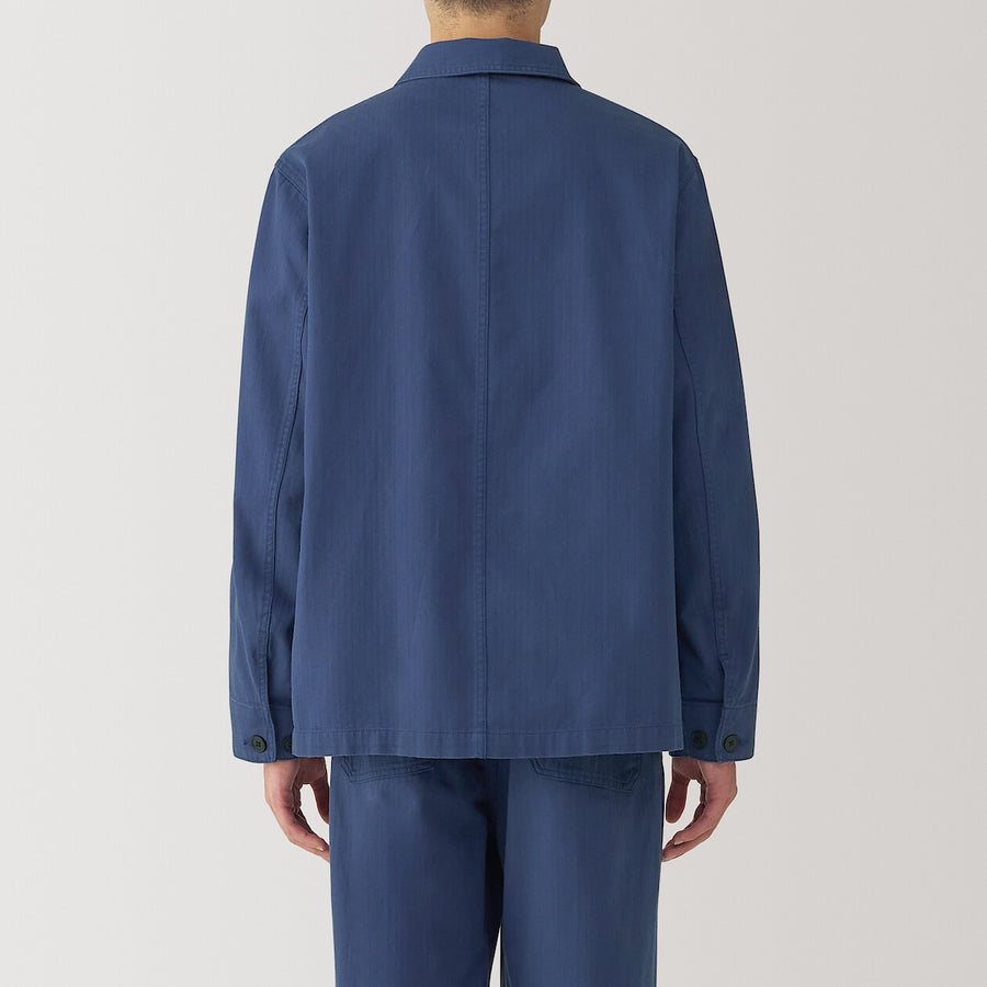 M's Kapok blend herringbone coverall BlackXS