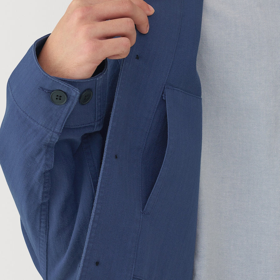 M's Kapok blend herringbone coverall BlackXS