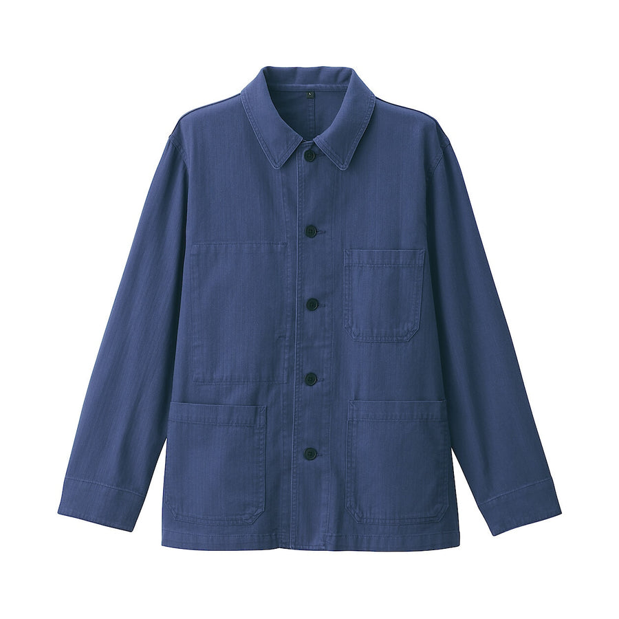 M's Kapok blend herringbone coverall BlackXS