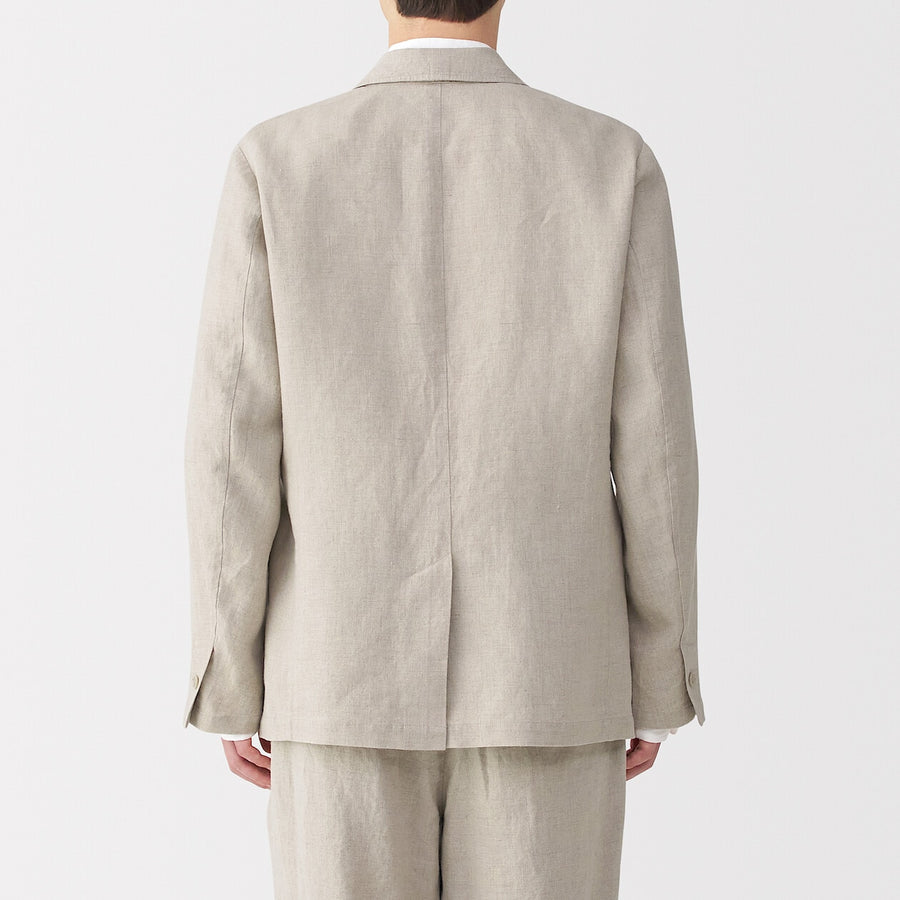 M's Washed linen Jacket BlackXS