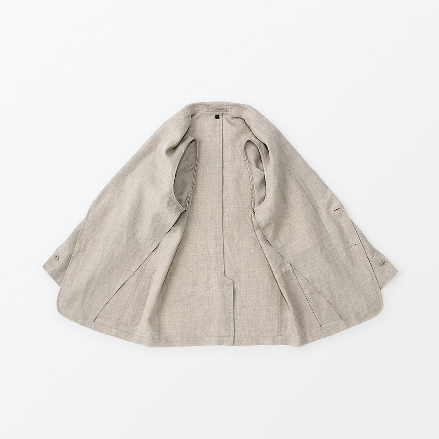 M's Washed linen Jacket BlackXS