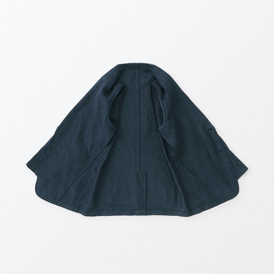 M's Washed linen Jacket BlackXS