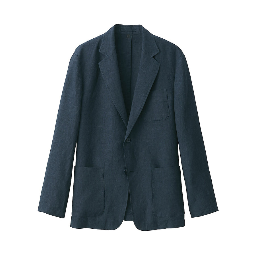 M's Washed linen Jacket BlackXS