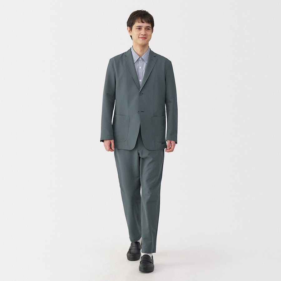 M's Breathable seersucker jacket Medium greyXS