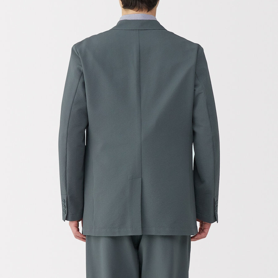 M's Breathable seersucker jacket Medium greyXS