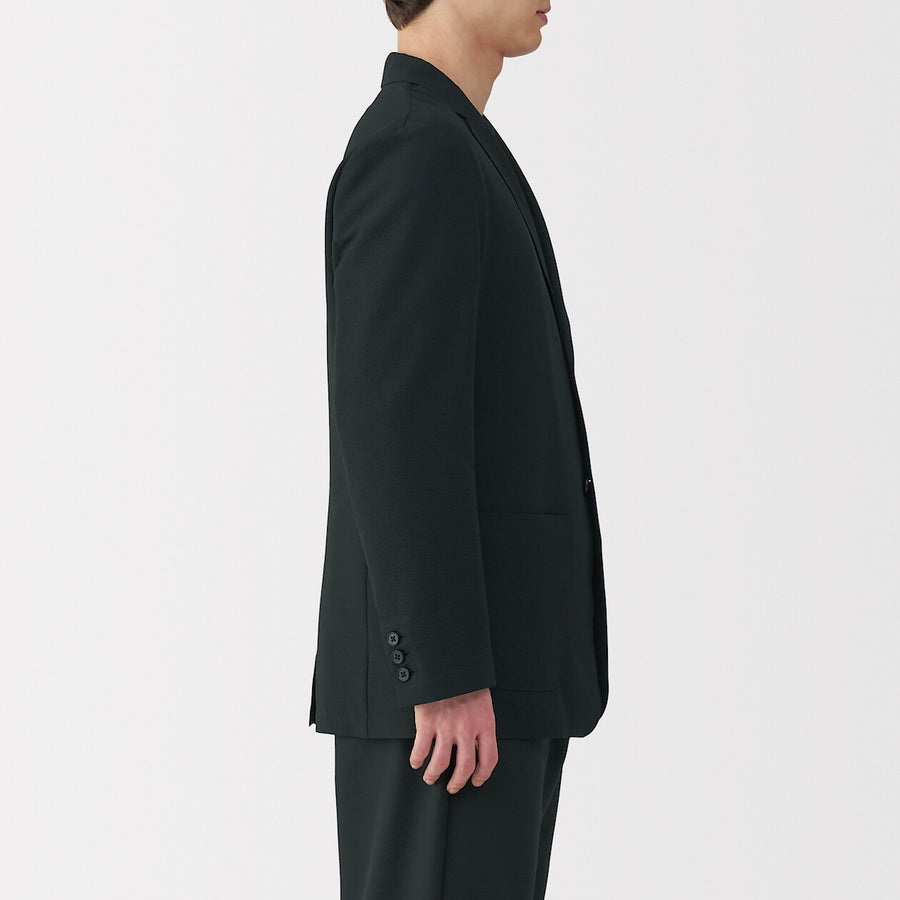 M's Breathable seersucker jacket Medium greyXS