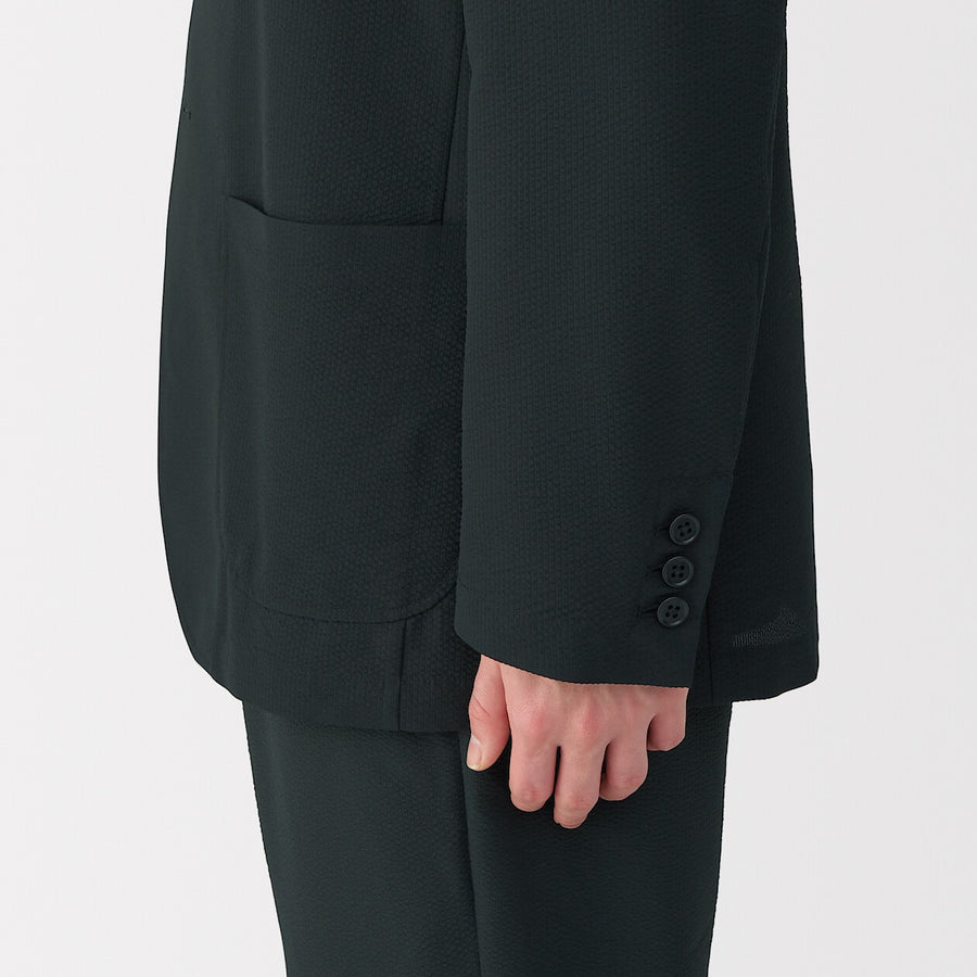 M's Breathable seersucker jacket Medium greyXS