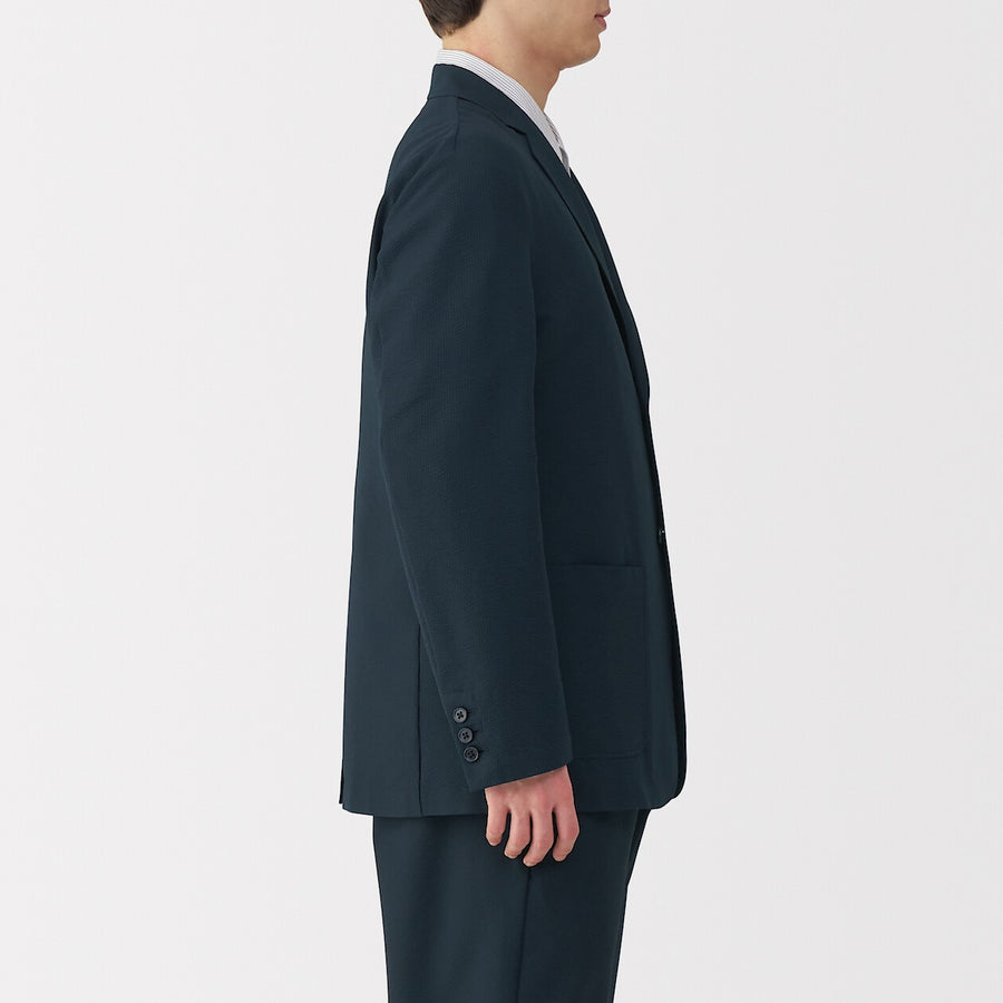 M's Breathable seersucker jacket Medium greyXS